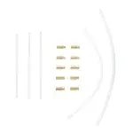 loop brass bottle cone Gold - LBOT9G 9mm